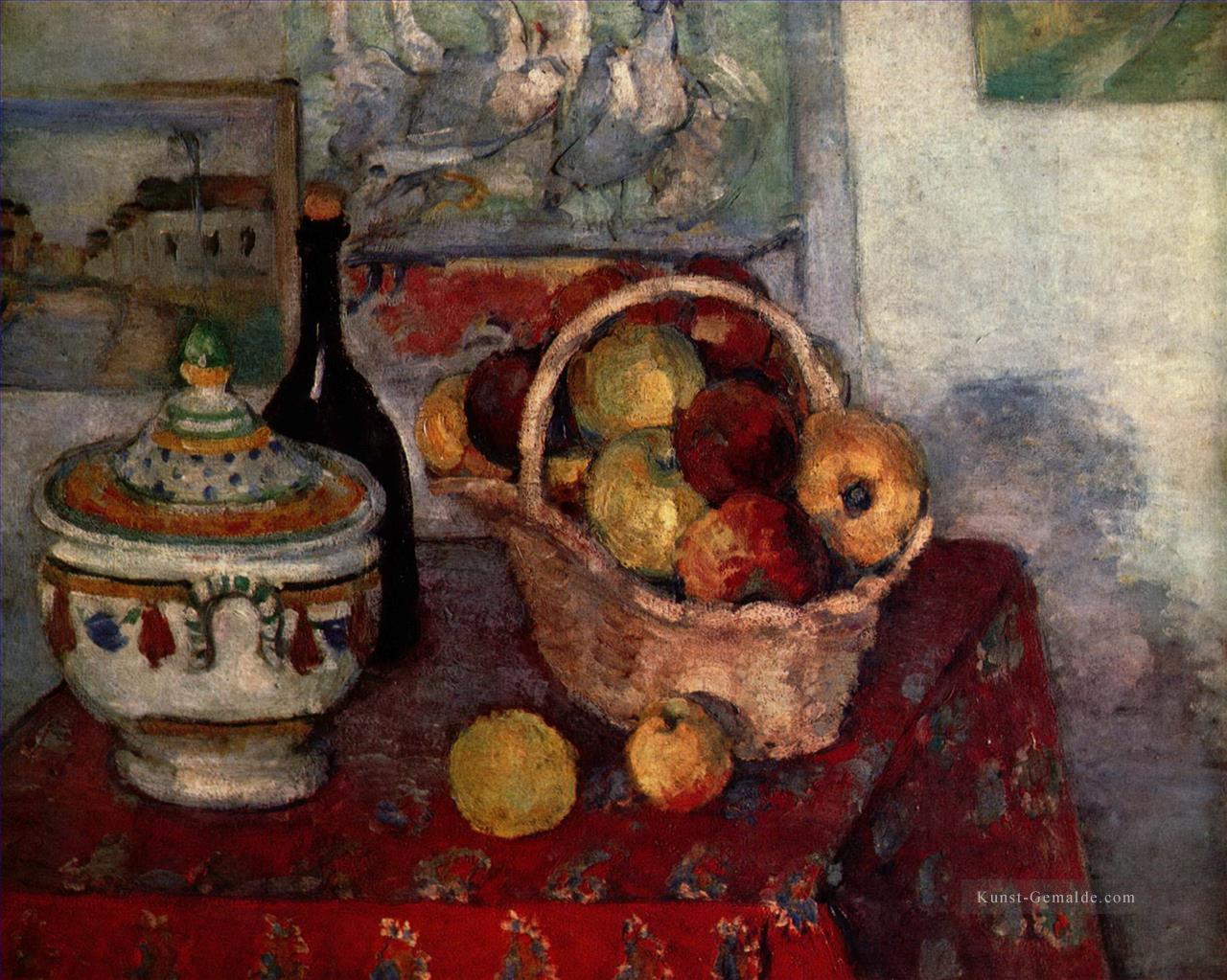 Stillleben mit Suppe Terrine 1884 Paul Cezanne Ölgemälde